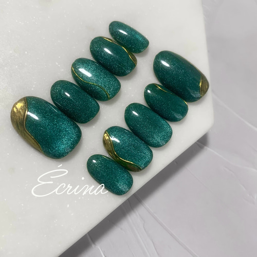 152-g ネイルチップ ニュアンスネイル マグネットネイル ネイルチップ