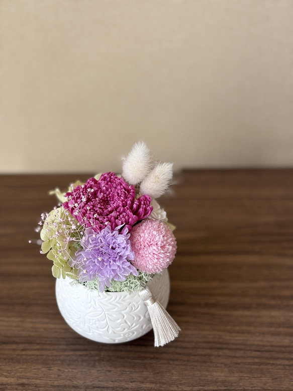 あなたのお気持ちが伝わる仏花　お供えの花　仏花　小さな仏花　供花　マム　菊 4枚目の画像