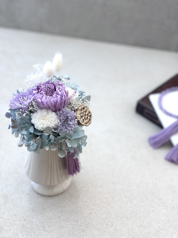 あなたのお気持ちが伝わる仏花　お供えの花　仏花　少し大きめ仏花　供花 1枚目の画像