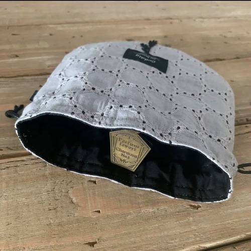 巾着・ミニタオルセット(プレゼント・ギフト) 巾着袋 M23 Fait main