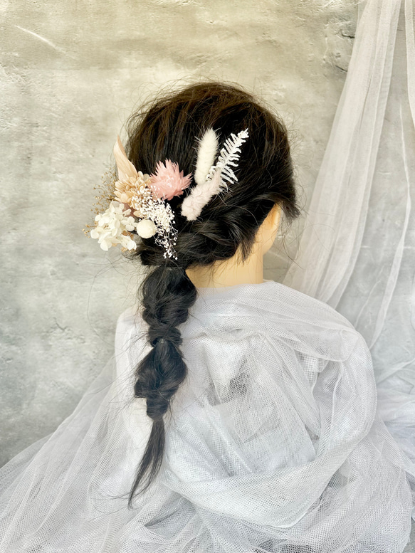 《即日納品可能!!》Head Accessory 4 〜ヘッドアクセサリー ヘアアクセ ドライフラワー　 3枚目の画像