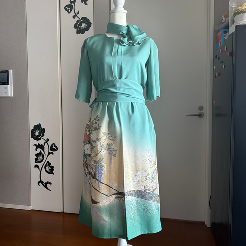 持込専用】着物リメイクフルオーダー 留袖/振袖/訪問着ワンピース(裏地