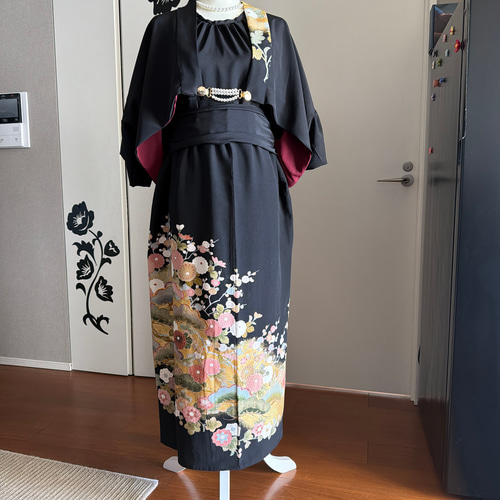 持込専用】着物リメイクフルオーダー 留袖/振袖/訪問着ワンピース(裏地