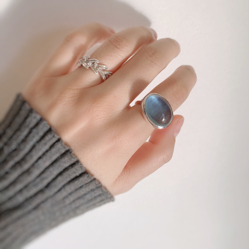 ふぅ アクアマリンリング アクアマリン リング / Aquamarine Ring D | iichi 日々の暮らしを