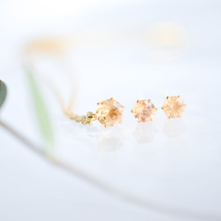 【天然石インペリアルトパーズのシンプルな一粒ネックレス】黄色/5mm/サージカルステンレス 7枚目の画像