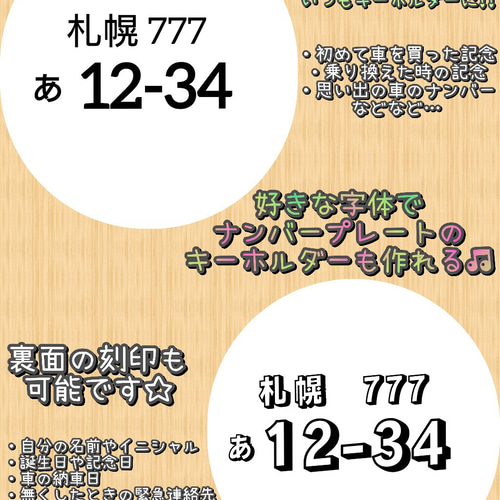 オーダー用】名入れ木製キーホルダー 入園＆入学 結婚式席札 ナンバー 
