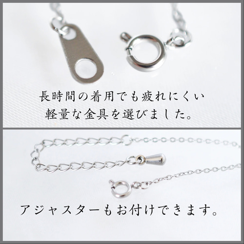 モアサナイトのシンプルな一粒ネックレス】クリア/5mm/サージカル