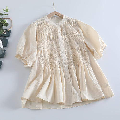 白シャツ レディース 半袖 ブラウス コットン 半袖 トップス オフィス