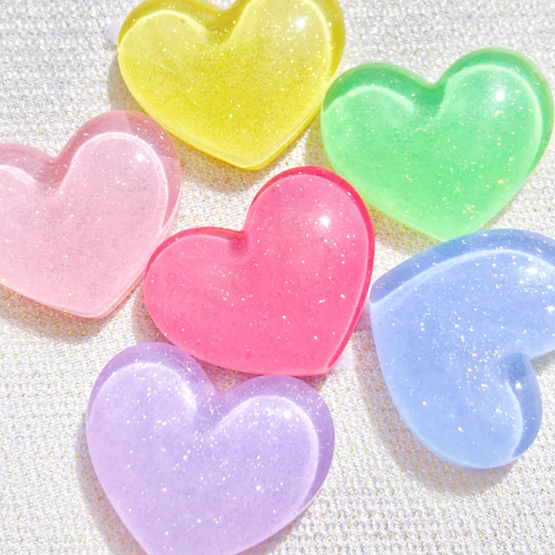 めぐみ様 ベビーキッズヘアクリップヘアゴム ♡ぷっくりハート ベビー