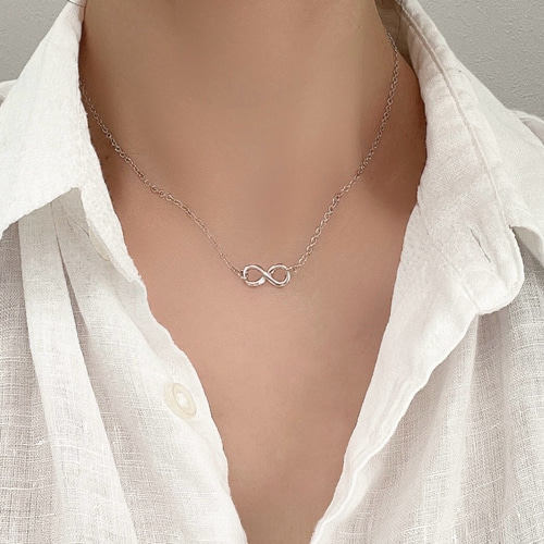 Mu 無限大∞ インフィニティネックレス シルバーサージカルステンレス