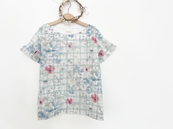 ♡予約商品：5月発送♡ ●Liberty : Irmas garden フリルフレンチスリーブブラウス 人気・おすすめ｜使いやすい・旅行におすすめ 品質保証 全国発送