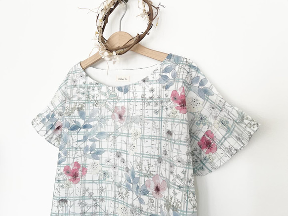 ♡予約商品：5月発送♡ ●Liberty : Irmas garden フリルフレンチスリーブブラウス 人気・おすすめ｜使いやすい・旅行におすすめ 品質保証 全国発送