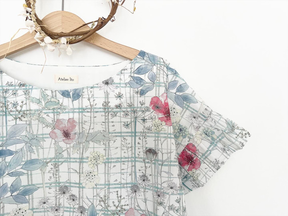 ♡予約商品：5月発送♡ ●Liberty : Irmas garden フリルフレンチスリーブブラウス 人気・おすすめ｜使いやすい・旅行におすすめ 品質保証 全国発送
