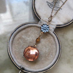 1800年代後半 アンティーク サフィレット B ペンダント ネックレス