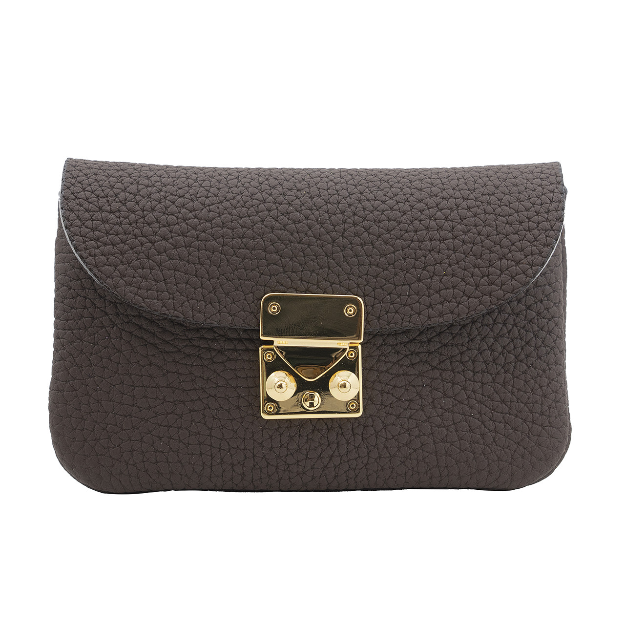 ドイツシュリンク 名刺入れ 錠前金具 カブセ式 財布としても使える名刺入れ（チョコ）