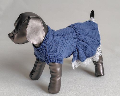 犬服デザインワンピース　見本 犬 ワンピース 夏 牡丹柄 犬服 ブランド 高級 犬の服 ドッグ