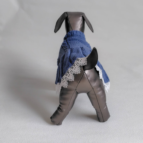 犬服*手編みワンピース 超小型犬 梅春物 繊細ワンピース ペット 犬服*手編みワンピース 超小型犬 梅春物 繊細ワンピース ペット