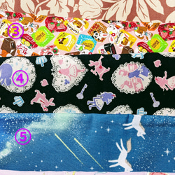 コスメ ラミネー中布あり   とペンケース表布ラミネート２ケセット 「リバティプリント」 ハンドメイド 8枚目の画像
