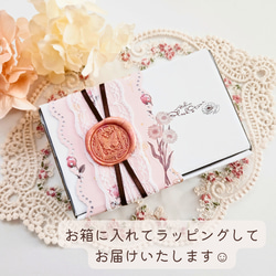 桜色のドライフラワーヘアクリップ୨୧お呼ばれ　春　パール　シェル　姫　ピンク 7枚目の画像