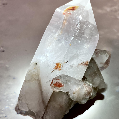 炎の精霊ঌ 　アンフィボールインクォーツ✨　クラスター　原石　クリスタル　水晶 炎の精霊ঌ アンフィボールインクォーツ✨ クラスター 原石