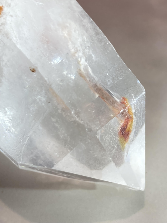 炎の精霊ঌ アンフィボールインクォーツ✨ クラスター 原石 クリスタル