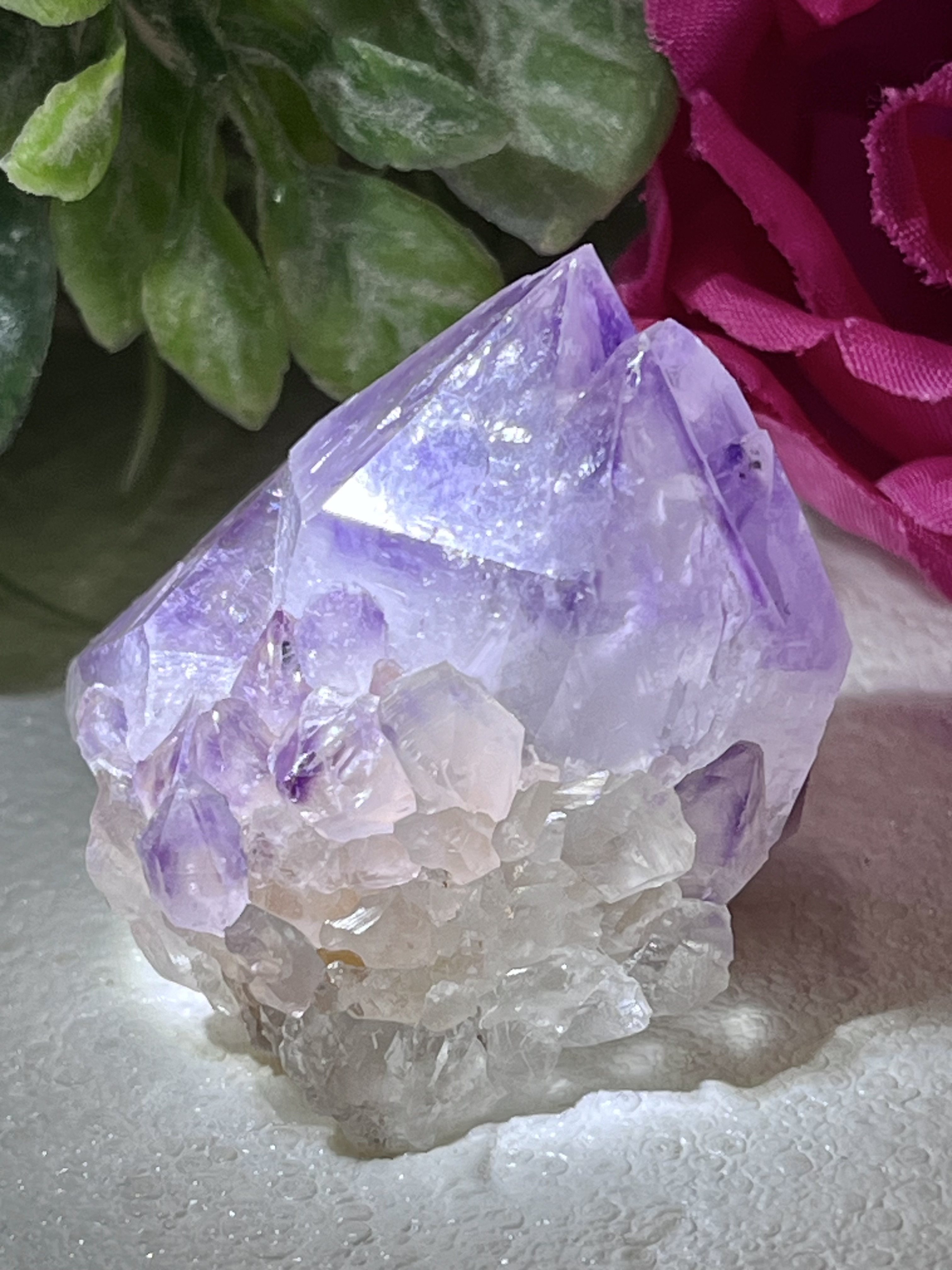 マルチターミネーション✨精霊を呼ぶ石カクタスアメジストサボテン水晶原石