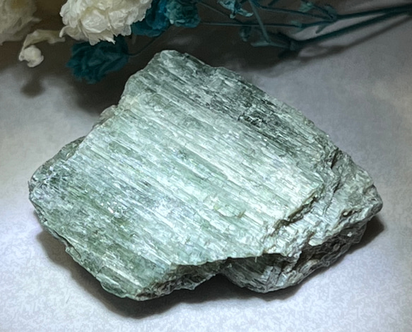 アクチノライト　アンフィボール　緑閃石　原石　ラフストーン 3枚目の画像