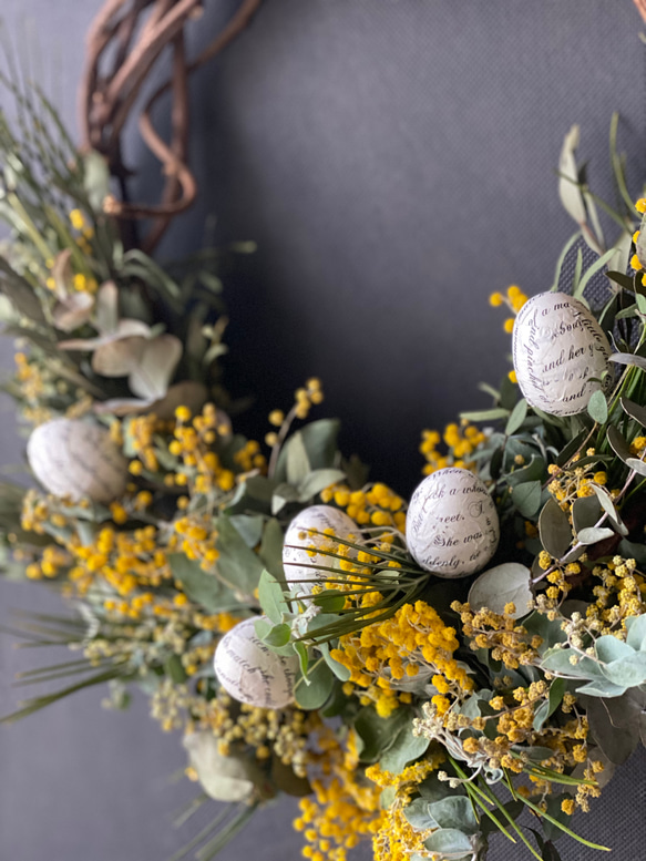 【現物販売】Easter wreath3 3枚目の画像