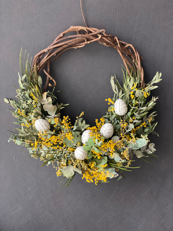 【現物販売】Easter wreath3 5枚目の画像