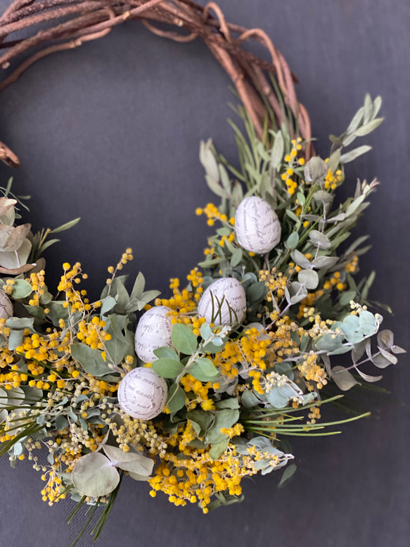 【現物販売】Easter wreath3 4枚目の画像