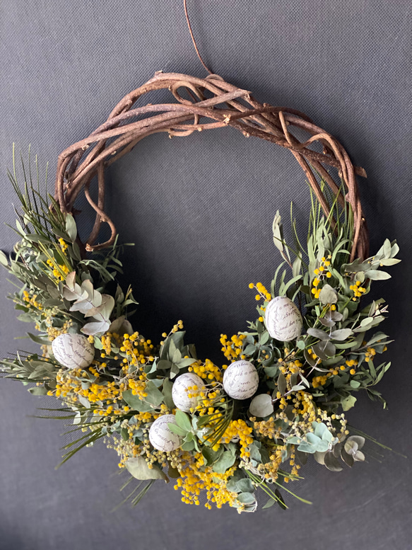 【現物販売】Easter wreath3 2枚目の画像