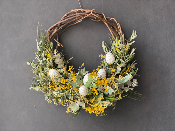 【現物販売】Easter wreath3 1枚目の画像