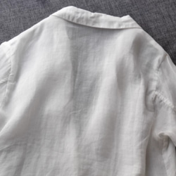 ラミー麻コート着　ブレザー　ブラウス 　七分袖カジュアルトップス 10枚目の画像