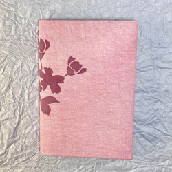 型染め 和柄 文庫 ブックカバー 桜 3枚目の画像