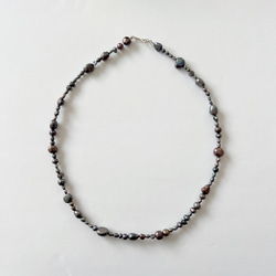 淡水真珠：BLK pearl necklace 1枚目の画像