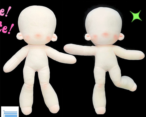オリジナル　ぬいぐるみ　着せ替え　30cm 足長体 長い脚素体 sdsee はげボディ 30cm ぽっちゃり着せ替え