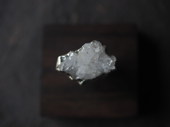 quartz silver ring (shunka) 2枚目の画像