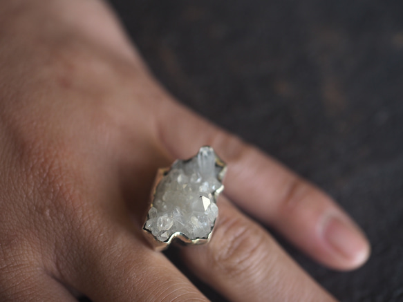quartz silver ring (shunka) 5枚目の画像