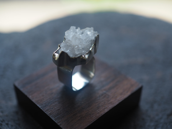 quartz silver ring (shunka) 4枚目の画像
