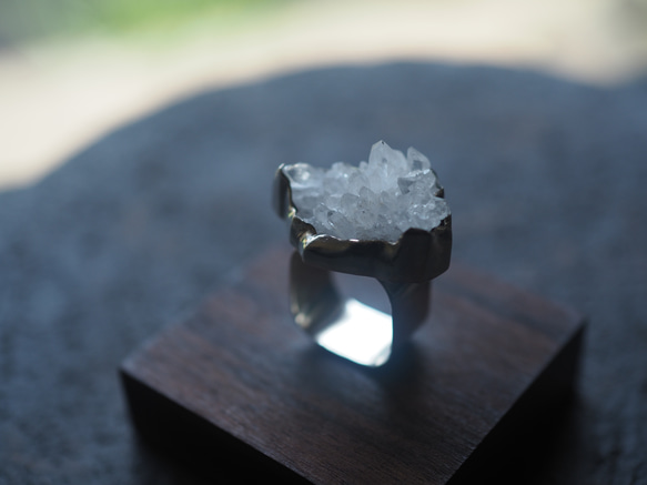 quartz silver ring (shunka) 3枚目の画像