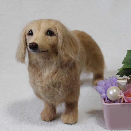 羊毛フェルト オーダー 「リアルで可愛いワンちゃん」ミニチュア 羊毛フェルト オーダー 「リアルで可愛いワンちゃん」ミニチュア