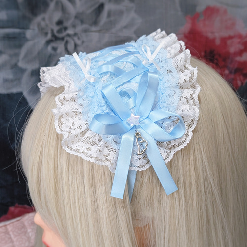 一点物 ヘッドドレス ゆるふわ ロリータ 天使界隈 天使のヘッドドレス【Nyantelope】ロリータ ロリィタ 天使界隈