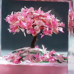 手作り ユニーク 卓上 芸術 装飾 飾り 桜の木 レジンアート 樹脂製 新居祝い 母の日 彼氏 彼女 贈り物 4枚目の画像