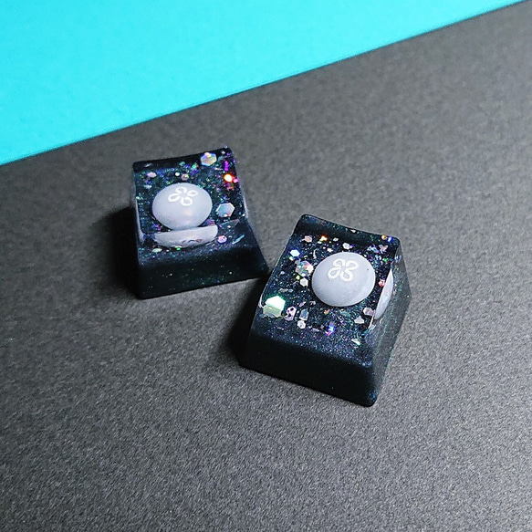 銀河海月キーキャップ 1枚目の画像