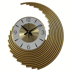 壁掛け 時計 ゴールド 装飾 静音 アナログ おしゃれ かわいい インテリア 高級感 北欧 掛け時計 ch-1491 6枚目の画像