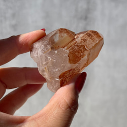 Mandarin Quartz【ブラジル産 タンジェリンクォーツ／蜜柑水晶】ポイント｜タワー 鉱物 天然石 19枚目の画像