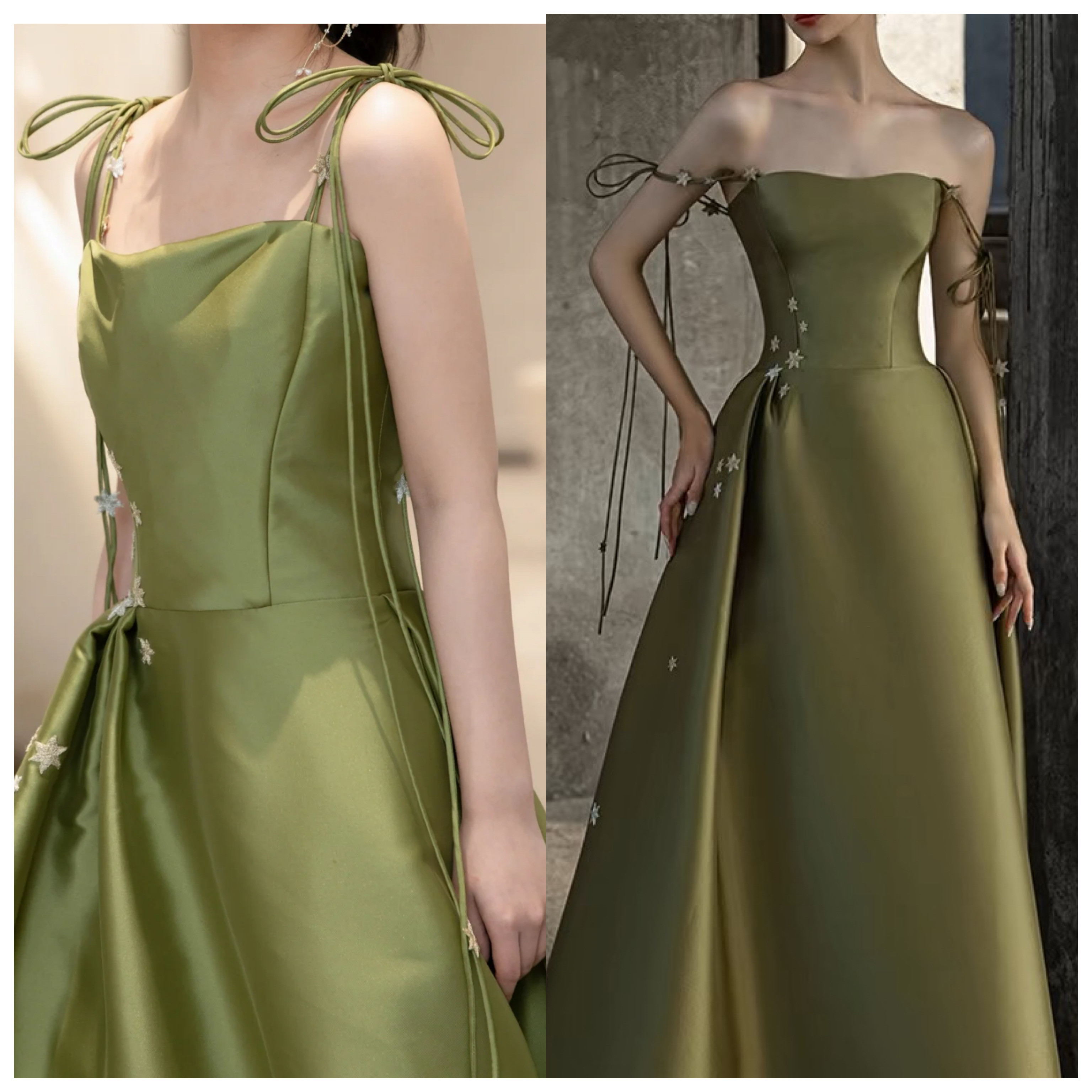 パーティードレス ホワイト ワンピース リボン 長袖 ラッフルフリル  