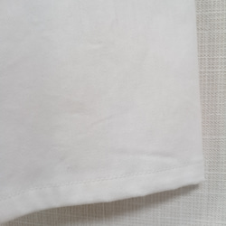 丈変更可☆ 岡山デニム　ワイドストレートパンツ　オフホワイト　日本製　ストレッチデニム　ウエスト総ゴム　両脇ポケット 14枚目の画像