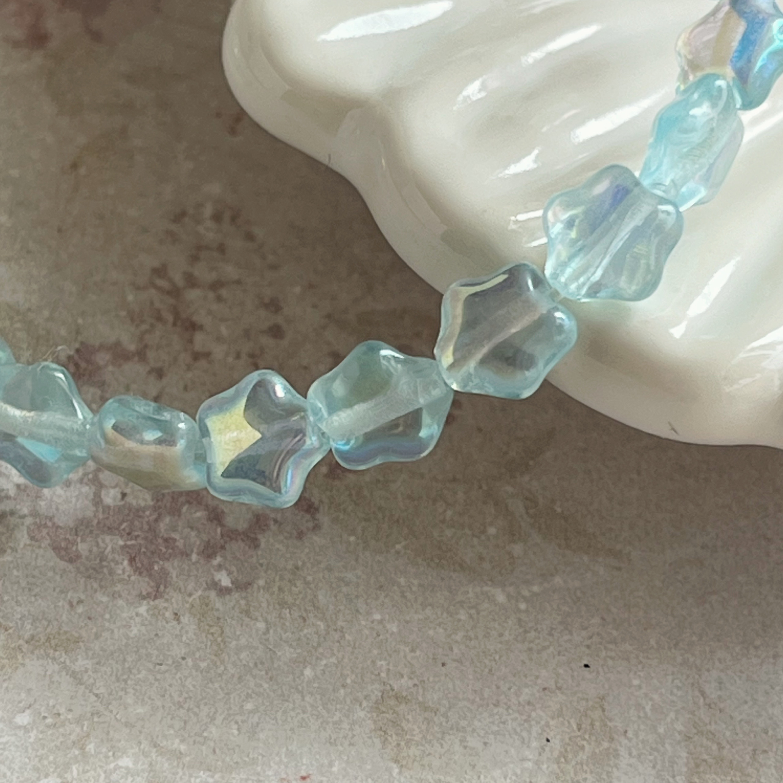 ビンテージ アンティーク デッドストック オーロラ 陶器 アクセサリー 保管