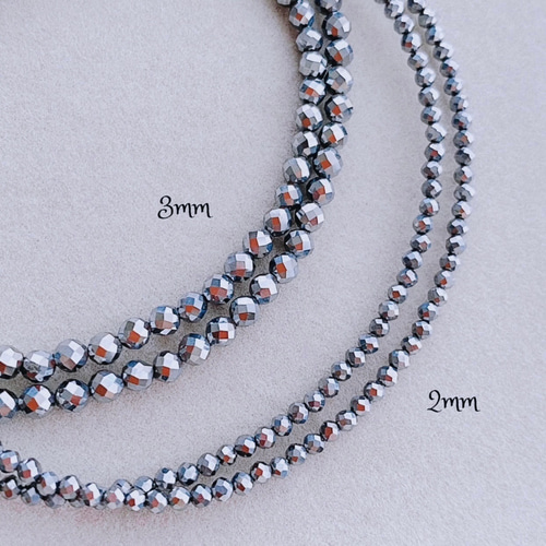 テラヘルツネックレス 2mm玉 40cm 簡単装着マグネットタイプ 健康 肩